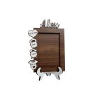 Personalizovaný drevený fotorámik s údajmi o narodení dieťaťa