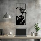Drevený obraz – Hlava orla v ráme