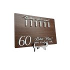 Drevená darčeková tabuľa na peniaze