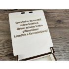 Keresztszülő felkérő doboz 2db kulcstartóval