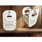 Drevený nosič piva