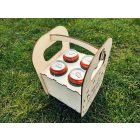 Drevený nosič piva