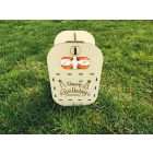 Drevený nosič piva