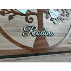 Drevená dekorácia - Srdcia s menami 