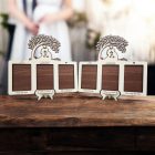 Drevený svadobný fotorámik pre rodičov (2ks)