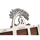 Drevený svadobný fotorámik pre rodičov (2ks)