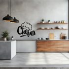 Drevená kuchynská dekorácia „Chef“ s vareškou