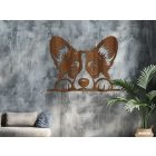 Drevená dekorácia na stenu (corgi)