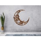 Drevená dekorácia na stenu (Polmesiac)