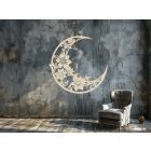 Drevená dekorácia na stenu (Polmesiac)