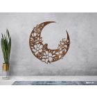 Drevená dekorácia na stenu (Polmesiac2)