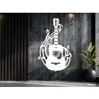 Drevená dekorácia na stenu (Gitara)