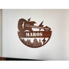 Drevená dekorácia na stenu 