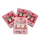 Magnetka „Milujem Ťa“ so sovičkami