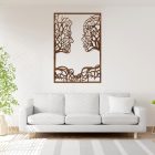 Drevený obraz – Spojené duše (stromy tváre)