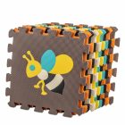 Farebná penová podložka puzzle pre deti - 9 dielov 