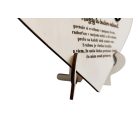 Drevené srdce s 3D efektom, menami a láskyplným vyznaním