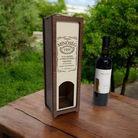 Drevený luxusný box na víno – Prémium kvalita