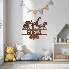 Safari zvieratká s menom