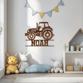 Traktor s menom dieťaťa