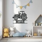 Traktor s menom dieťaťa