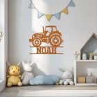Traktor s menom dieťaťa