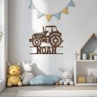 Traktor s menom dieťaťa