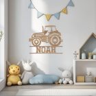 Traktor s menom dieťaťa