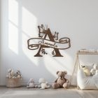 Monogram s motýľmi a menom