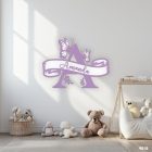 Monogram s motýľmi a menom