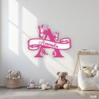 Monogram s motýľmi a menom