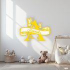 Monogram s motýľmi a menom