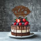 Drevený tortový zápich – Pokrové karty (Štvorica es)