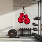 Červené boxerské rukavice