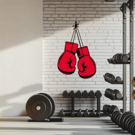 Červené boxerské rukavice