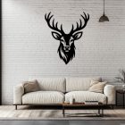 Drevený obraz jeleňa – moderná nástenná dekorácia