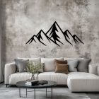 Drevený obraz hory – minimalistická nástenná dekorácia