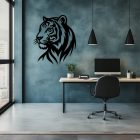 Drevený obraz tiger – nástenná dekorácia do posilňovne alebo kancelárie