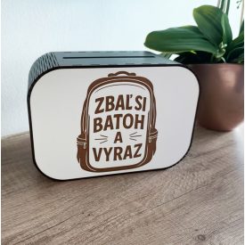 Drevená pokladnička – Zbaľ si batoh a vyraz