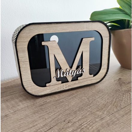 Personalizovaná pokladnička s iniciálkou
