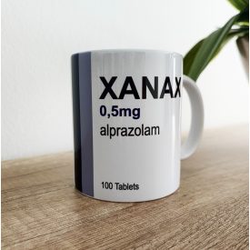 Xanax dizajnový hrnček – 0,5 mg alprazolam