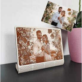Večná spomienka – Gravírovaná fotografia v dreve