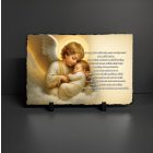 Pamätná tabuľa s citátom – UV tlačená bridlica