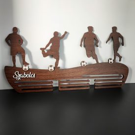 Futbalový vešiak na medaily – s vlastným menom