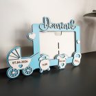 Personalizovaný detský rámik na fotku s menom a údajmi o narodení