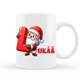 Vianočný Hrnček s Menom a Motívom Santa Clausa