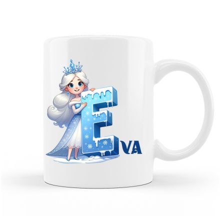 Vianočný Hrnček s Menom a Motívom  Ľadovej Kráľovnej