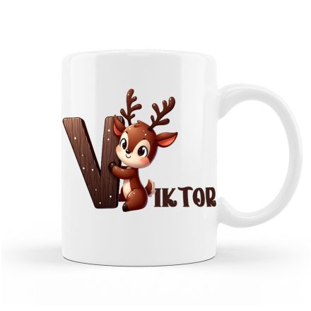 Vianočný Hrnček s Menom a Motívom Sobíka