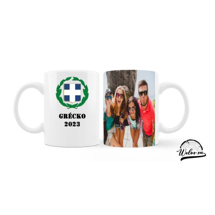  Keramický fotohrnček Grécko